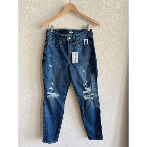 O.G. Straight High Rise Ripped Jeans - Picture 2 of 7